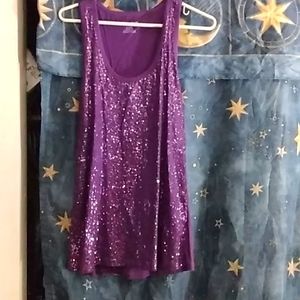 Purple tank top